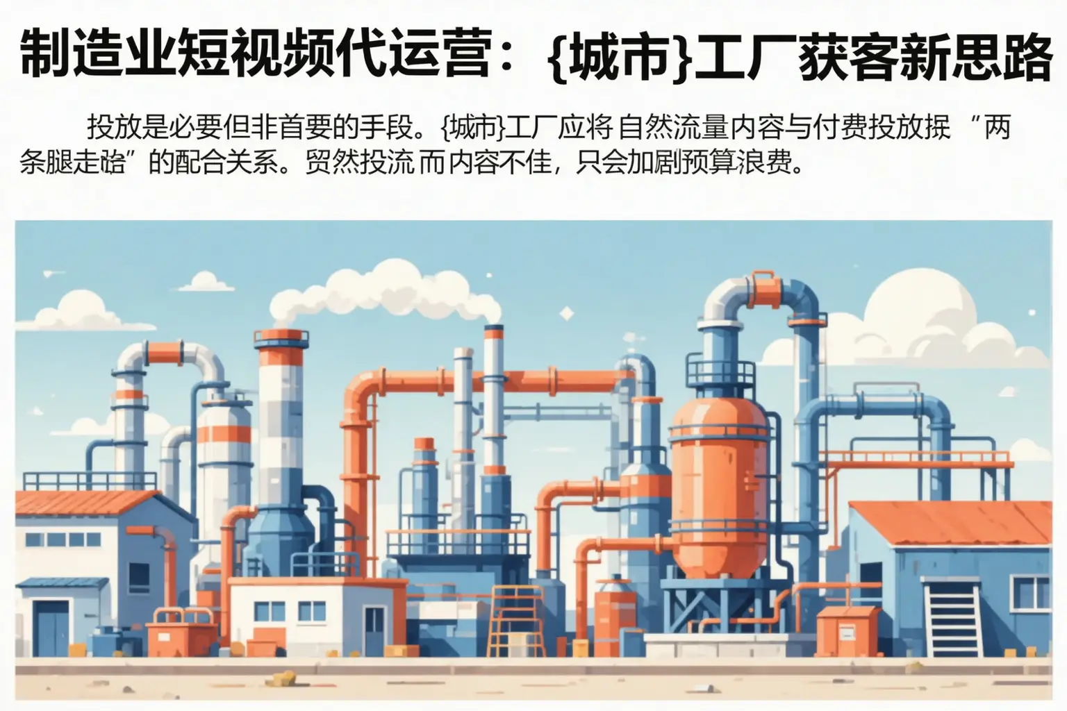 制造业短视频代运营:榆社工厂获客新思路