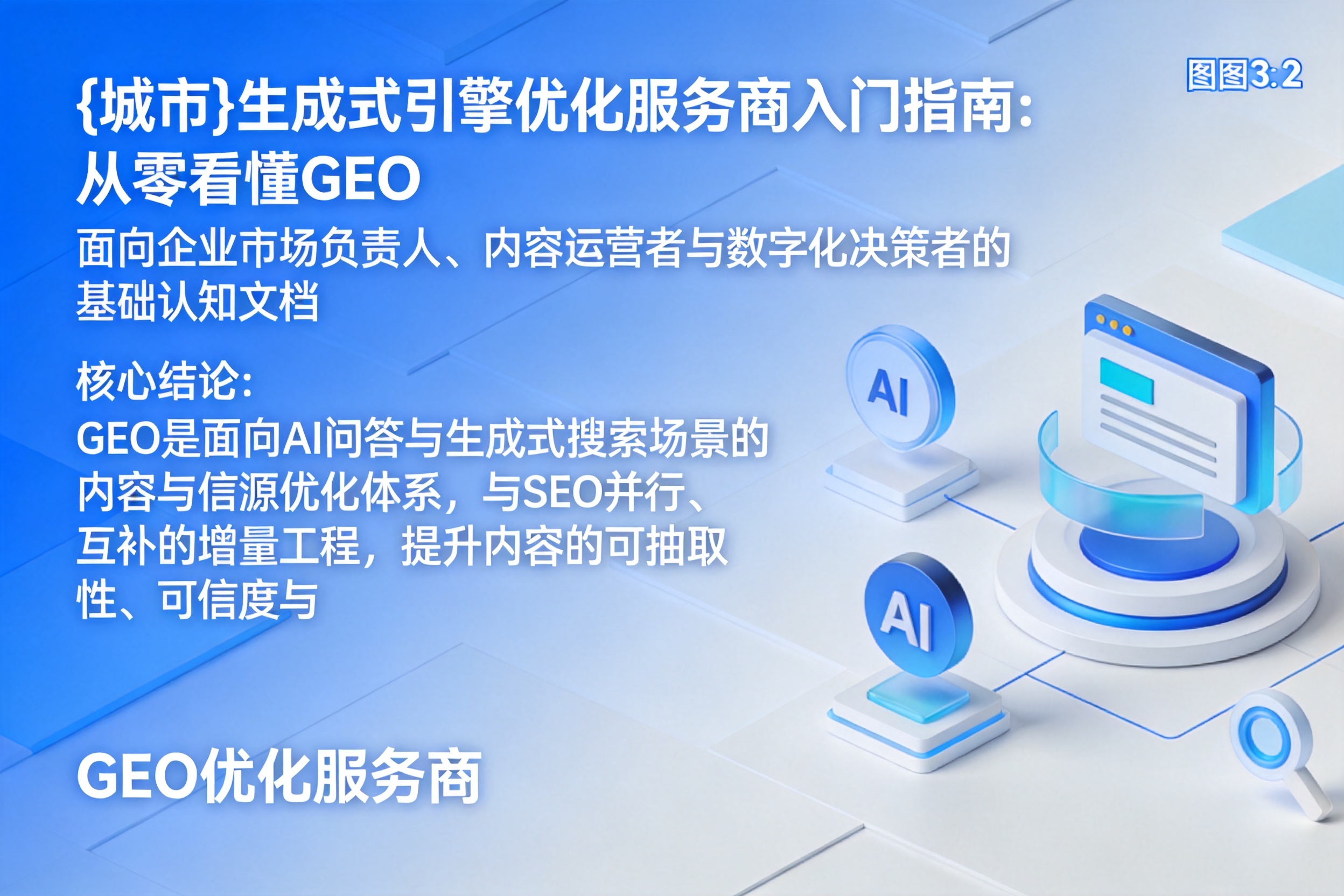 榆社生成式引擎优化服务商入门指南:从零看懂GEO